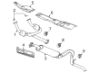 Chevy Trailblazer EXT Catalytic Converter Diagram - 15216001