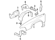 1999 Buick LeSabre Fender Splash Shield Diagram - 25657343