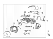 Chevy Bolt EUV Mirror Cover Diagram - 42779551