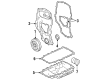 Pontiac Timing Cover Gasket Diagram - 12351101