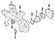 2002 Oldsmobile Aurora Water Pump Gasket Diagram - 12583049