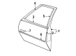 Cadillac Cimarron Side View Mirrors Diagram - 20623228