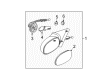 Saturn Side View Mirrors Diagram - 21019866