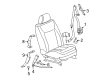 2007 Cadillac DTS Seat Belt Diagram - 19149130