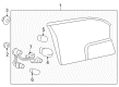GMC Tail Light Diagram - 20845443