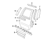 1992 Oldsmobile Custom Cruiser Door Moldings Diagram - 12510873