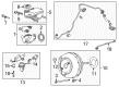 Cadillac Brake Booster Vacuum Hose Diagram - 22813665