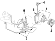 2002 Pontiac Grand Prix Power Steering Hose Diagram - 10334985