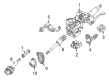 2017 Cadillac CTS Steering Shaft Diagram - 84242639