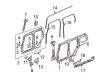 2008 Hummer H3 Door Seal Diagram - 25931888