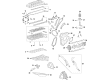 Chevy Silverado 1500 Timing Chain Guide Diagram - 55489221