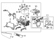 Cadillac Escalade ESV Center Console Base Diagram - 84340382