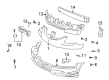 Pontiac Vibe Bumper Diagram - 88973724