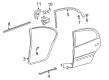 2003 Pontiac Bonneville Weather Strip Diagram - 25725429