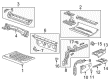 2017 Cadillac CT6 Floor Pan Diagram - 23196759