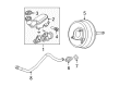 Pontiac Brake Booster Vacuum Hose Diagram - 15935028