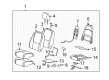 Pontiac Seat Heater Pad Diagram - 19150203