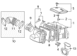 Saturn Relay Air Filter Box Diagram - 15222518