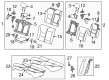 2017 Chevy Volt Seat Cushion Pad Diagram - 84334147