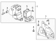 Pontiac Aztek ABS Control Module Diagram - 15269780