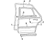 Oldsmobile Delta 88 Door Seal Diagram - 20742931
