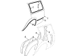 1986 Oldsmobile Firenza Door Moldings Diagram - 20427937