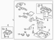 2014 Buick Enclave Convertible Top Motor Diagram - 15912896