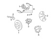 Pontiac Brake Backing Plate Diagram - 22705357
