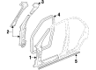 1999 Cadillac Catera Door Seal Diagram - 24420633