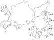 2008 Pontiac Solstice Engine Mount Bracket Diagram - 10345238