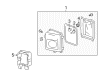 Cadillac Fog Light Diagram - 15930685