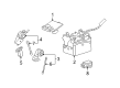 Buick Enclave Wheel Speed Sensor Diagram - 25930324
