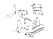 Chevy Uplander Weather Strip Diagram - 15829669