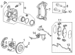 Cadillac Brake Calipers Diagram - 84740710