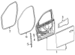2020 Buick Regal TourX Weather Strip Diagram - 39134621