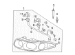 Pontiac Headlight Bulb Diagram - 15094219