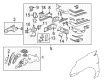 2014 Cadillac SRX Engine Mount Diagram - 15870248