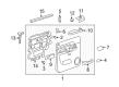 Chevy Silverado 1500 Power Window Switch Diagram - 15206533