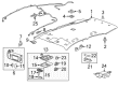 Buick Encore Headlight Bulb Diagram - 13503384