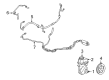 Saturn Power Steering Hose Diagram - 25955020