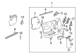 2005 Chevy Silverado 2500 HD Window Motor Diagram - 19179943