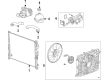 GMC Radiator fan Diagram - 85159687