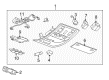 GMC Sierra 1500 Power Window Switch Diagram - 25795285