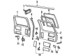 Chevy C2500 Suburban Weather Strip Diagram - 15758706
