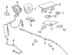 Chevy Silverado 2500 HD Air Bag Sensor Diagram - 20926385