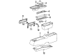 GMC Center Console Latch Diagram - 15661811