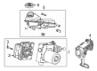 Cadillac Clutch Master Cylinder Diagram - 24042675