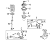 Cadillac Escalade EXT Coil Springs Diagram - 15815635