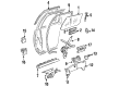 Oldsmobile Custom Cruiser Window Channel Diagram - 10143237