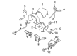 Cadillac Steering Column Cover Diagram - 88963475